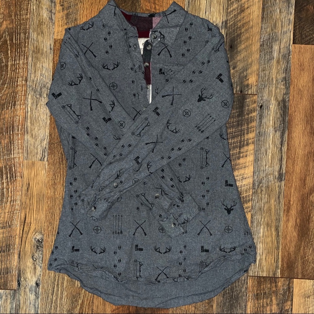 NWOT Legendary Whitetails 1/4 button up Flannel